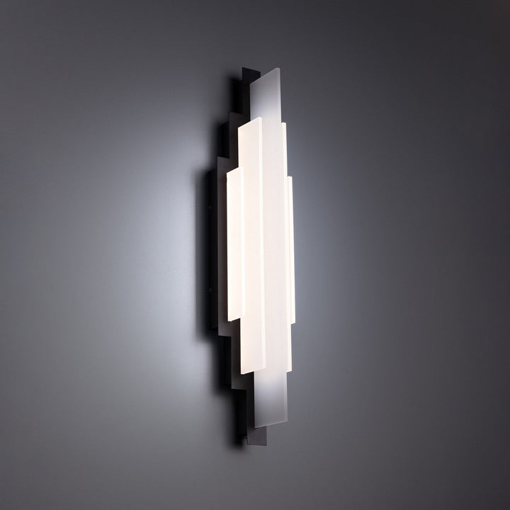 WAC Nouveau WS-65323-27-BK Wall Sconce Light - Black