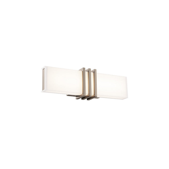 WAC Minibar WS-75318-BN Bath Vanity Light 4 in. wide - Brushed Nickel