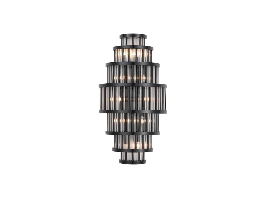 Avenue Waldorf HF1921-GM Wall Light - Polished Gunmetal