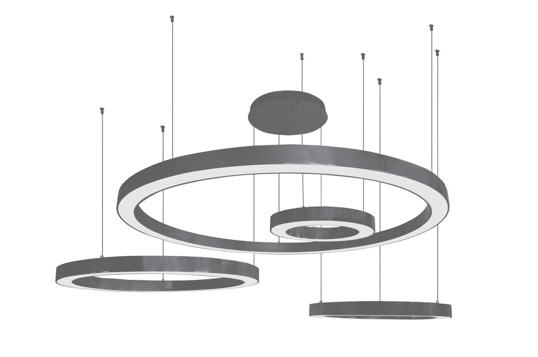 Avenue Aria HF4444-BK Chandelier Light - Polished Black