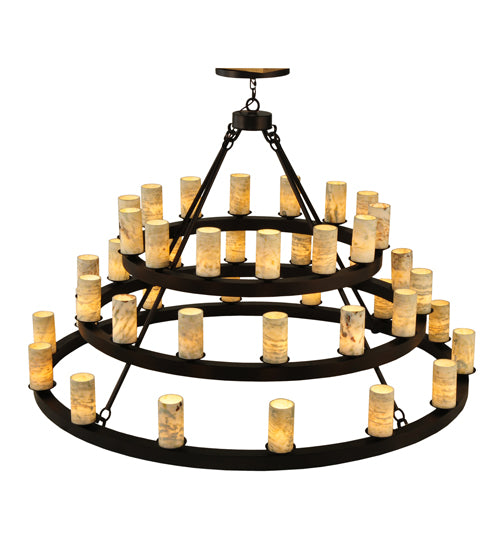 Meyda Tiffany Loxley 130509 Chandelier Light - Mahogany Bronze