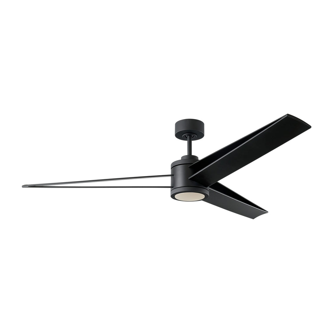 Visual Comfort Fan Armstrong 60 3AMR60MBKD Ceiling Fan - Midnight Black, Midnight Black/Midnight Black/