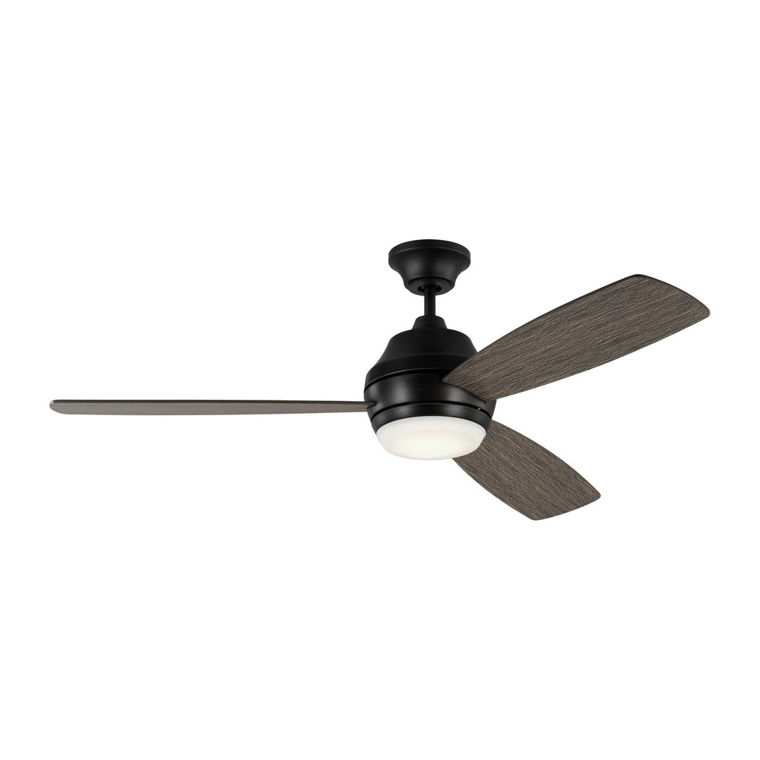 Visual Comfort Fan Ikon 52 LED 3IKDR52AGPD Ceiling Fan - Aged Pewter, Light Grey Weathered Oak/Light Grey Weathered Oak/