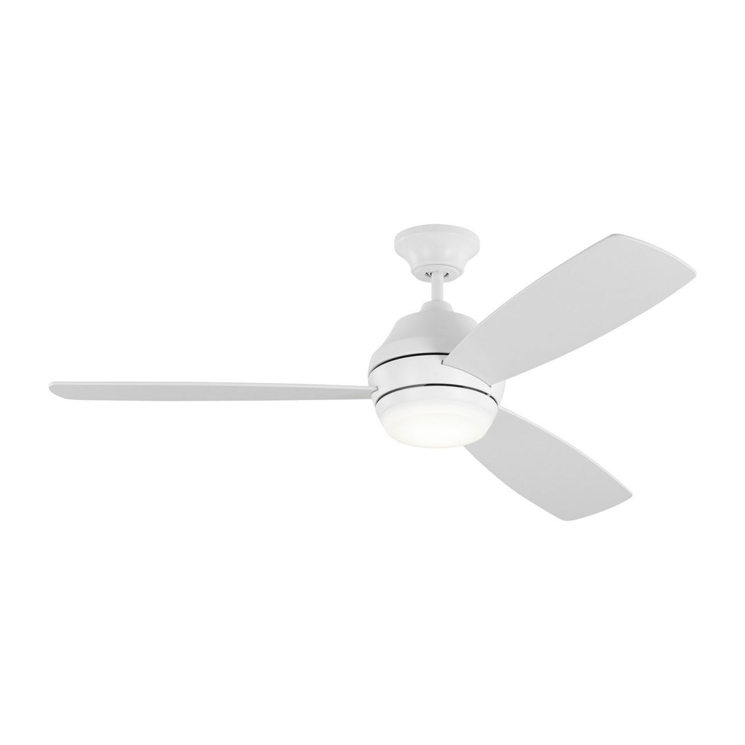 Visual Comfort Fan Ikon 52 LED 3IKDR52RZWD Ceiling Fan - Matte White, Matte White/Matte White/