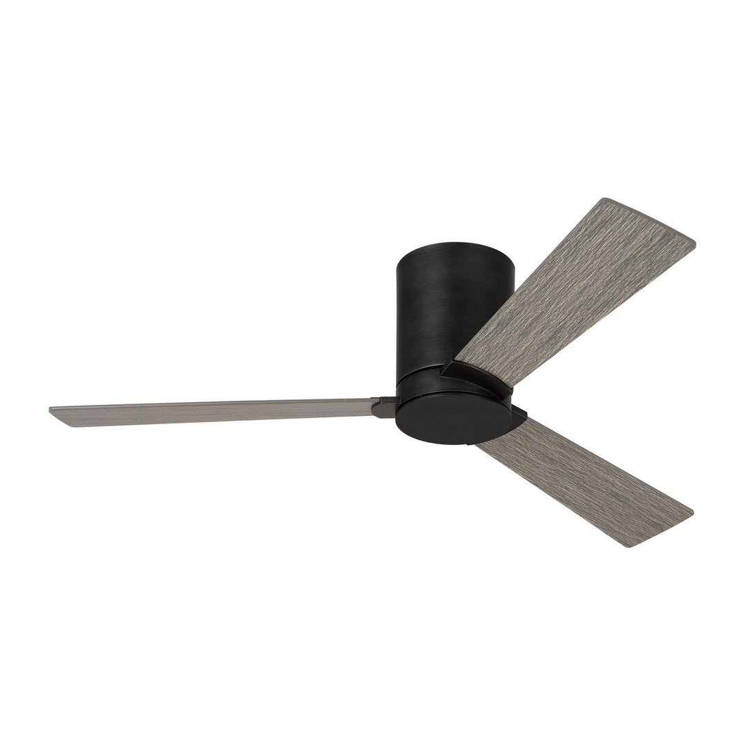 Visual Comfort Fan Rozzen 52 Hugger 3RZHR52AGP Ceiling Fan - Aged Pewter, Light Grey Weathered Oak/Light Grey Weathered Oak/