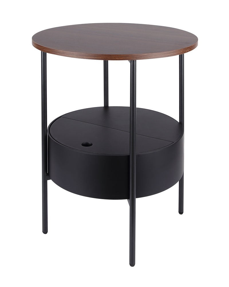Canarm Lighting 203494-04TZ Hutton Side Table Furniture Black
