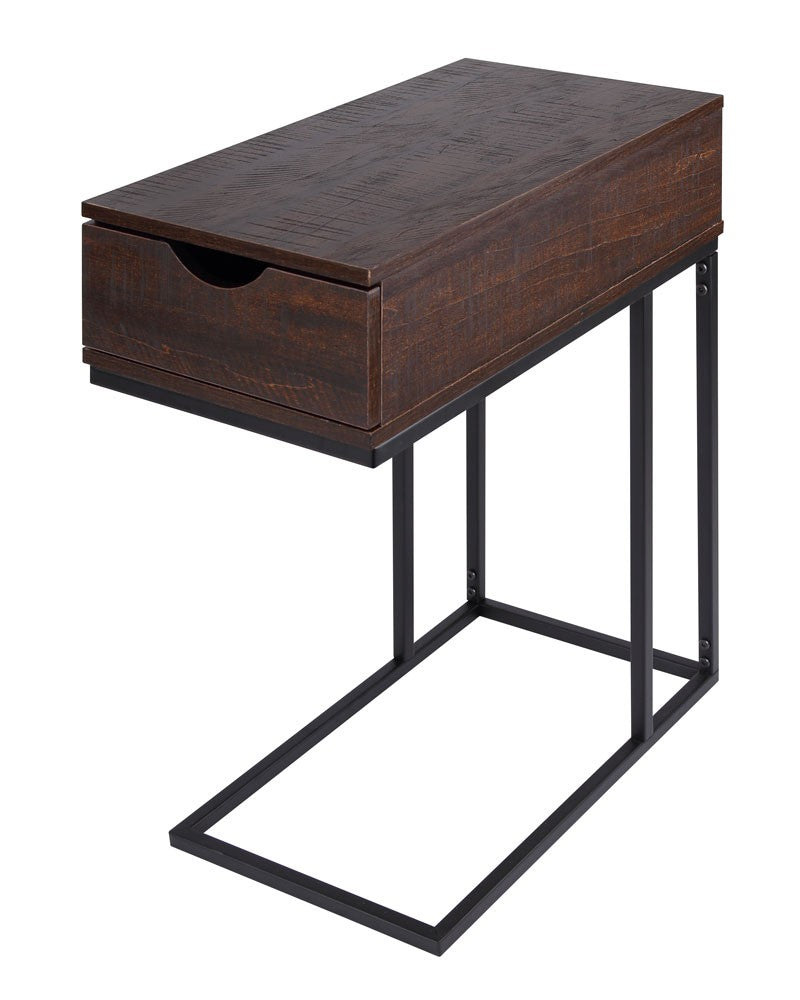 Canarm Lighting 203576-02 Reed Table With Drawer Furniture Black