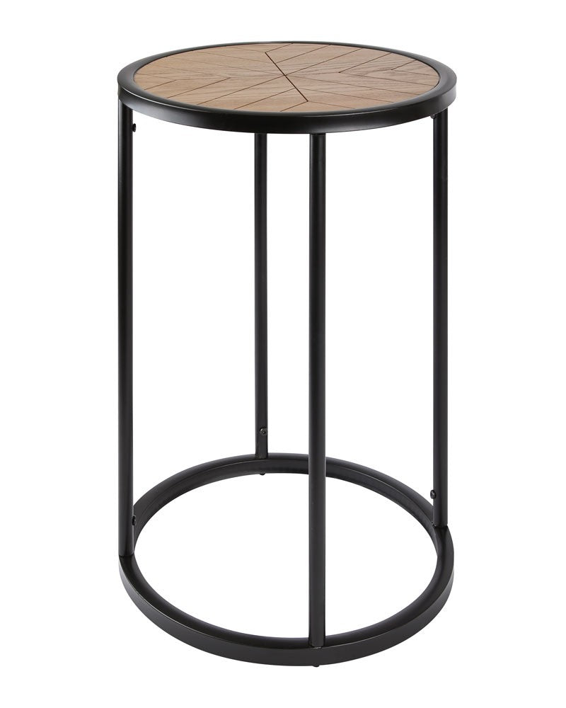 Canarm Lighting 203599-01 Birkett Side Table Furniture Black