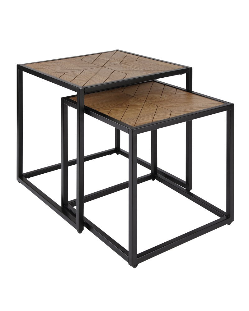 Canarm Lighting 203601-01 Birkett 2 Set Side Tables Furniture Black