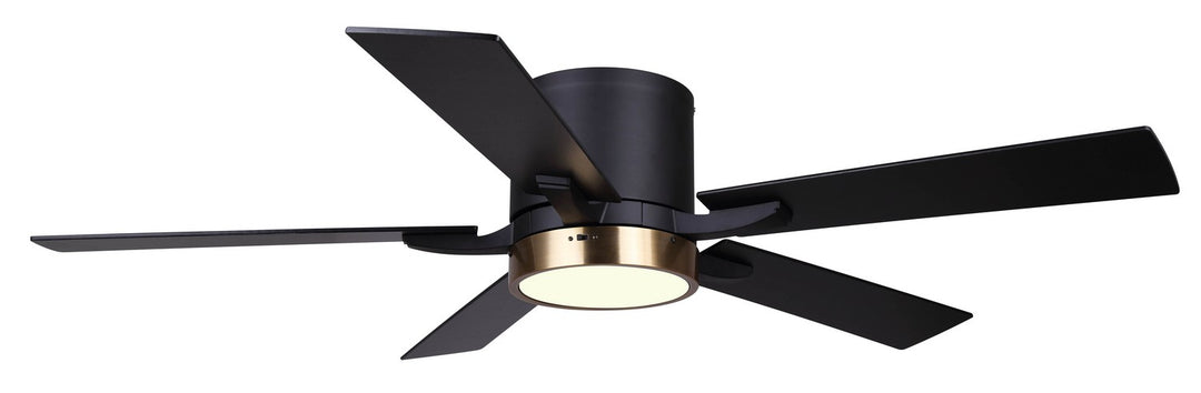 Canarm Quinn CF52QUI5BKG Ceiling Fan 52 - Matte Black/Gold