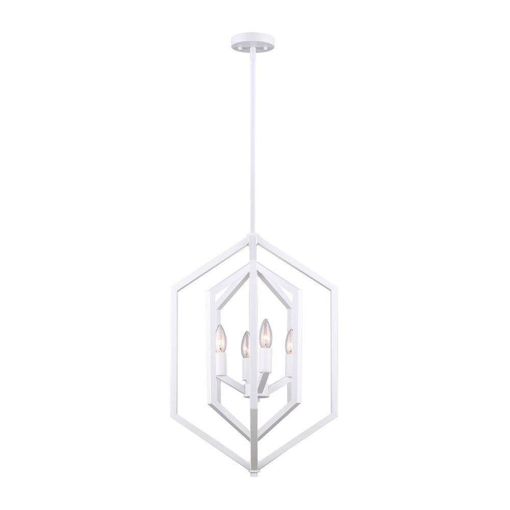 Canarm Netto ICH1010A04WH16 Pendant Light - Matte White