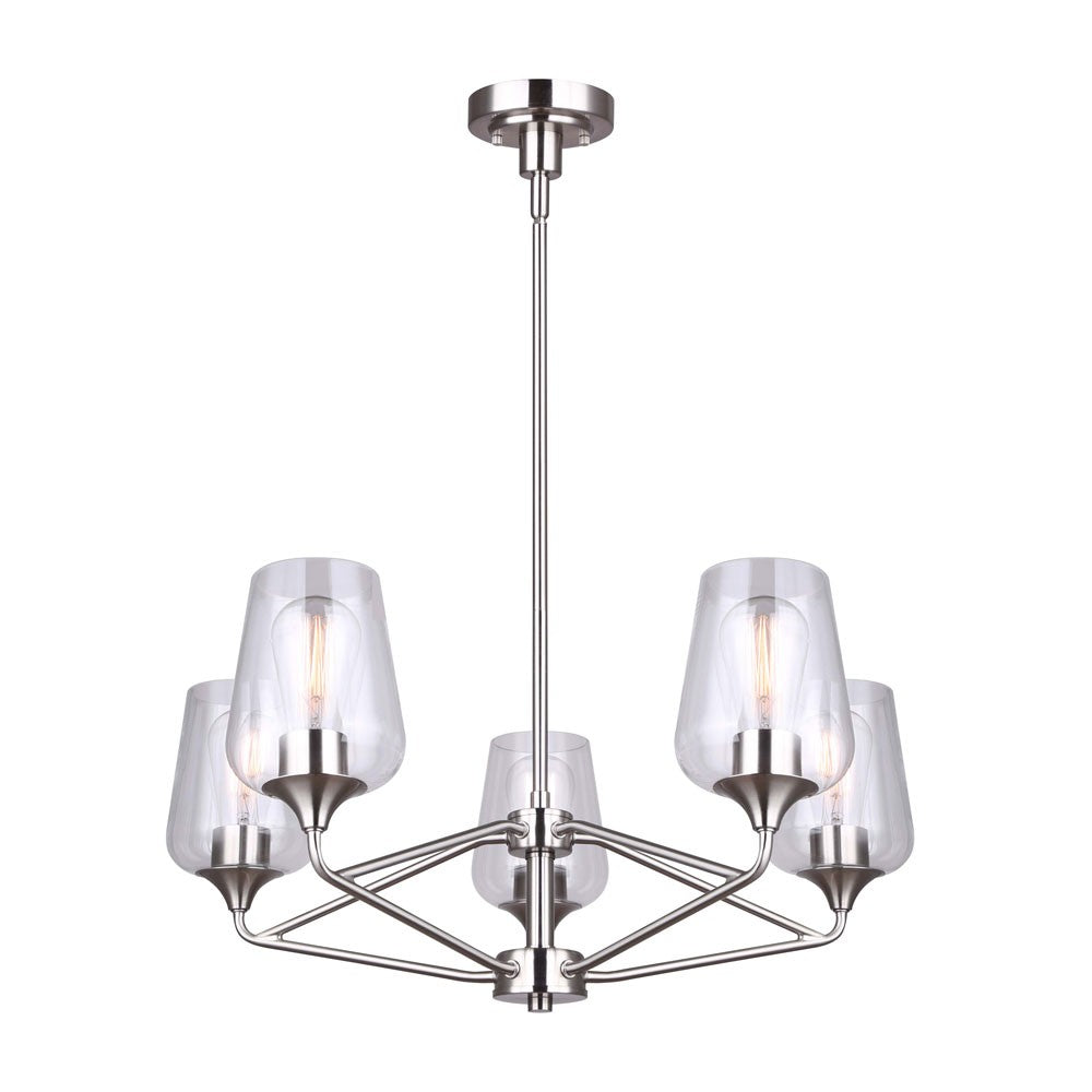 Canarm Conall ICH1102A05BN Chandelier Light - Brushed Nickel