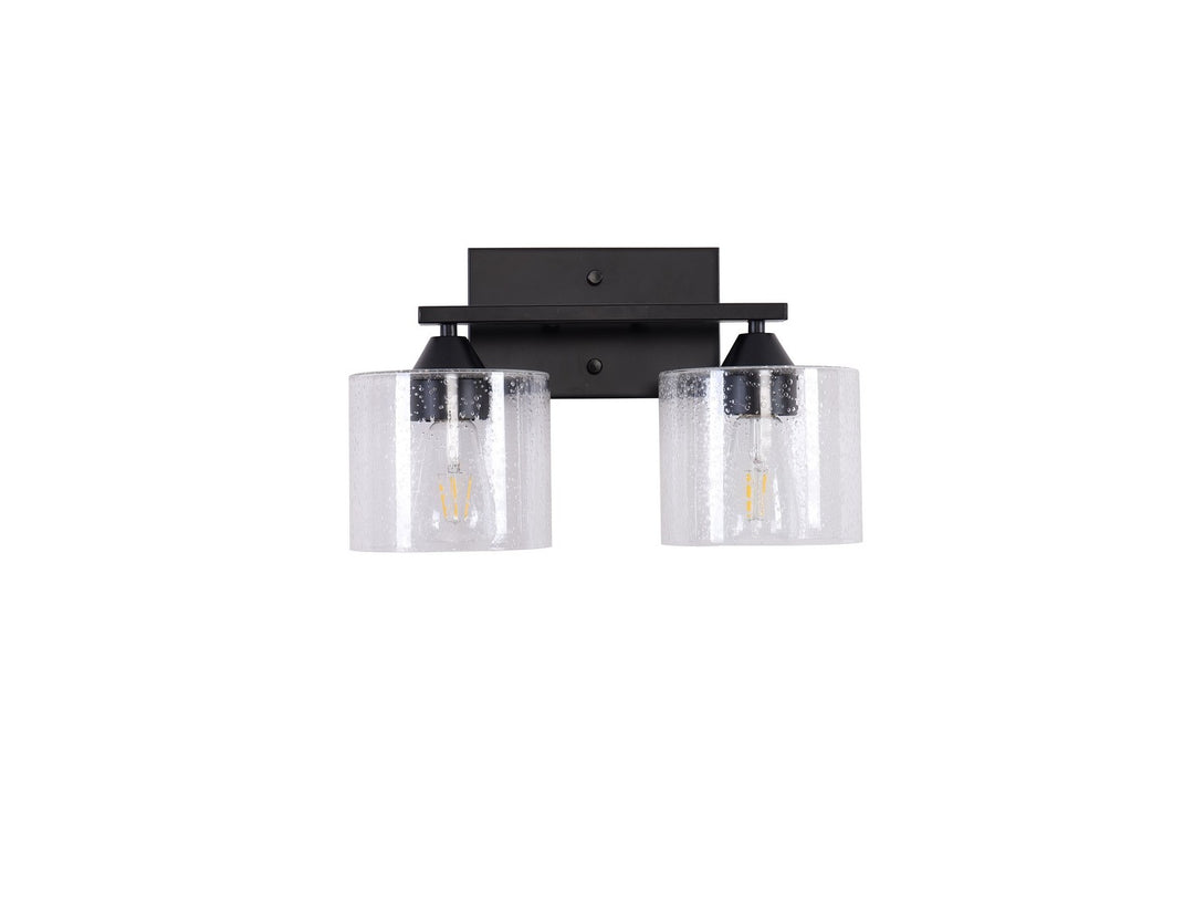 Revolution Blocker BL592BKSD Bath Vanity Light 15 in. wide - Black