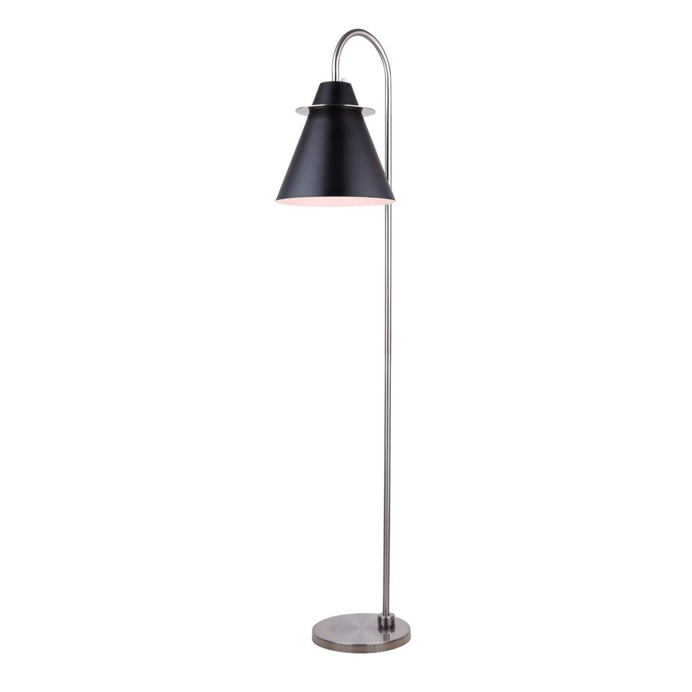 Canarm Lighting IFL1076A66BKN Modern Talia Lamp Brushed Nickel/Matte Black