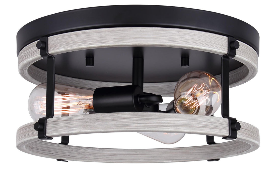 Canarm Joelle IFM1094A14BBG Ceiling Light - Black/Brushed Grey