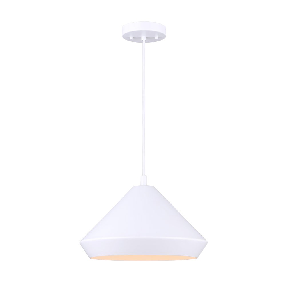 Canarm Byck IPL1020A13WH Pendant Light - Matte White