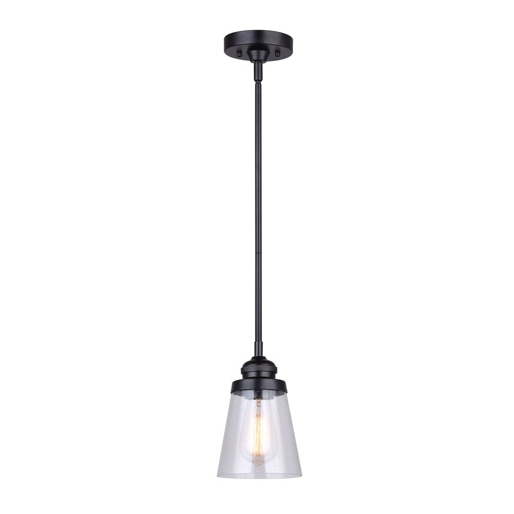 Canarm Declan IPL1097A01BK Pendant Light - Matte Black