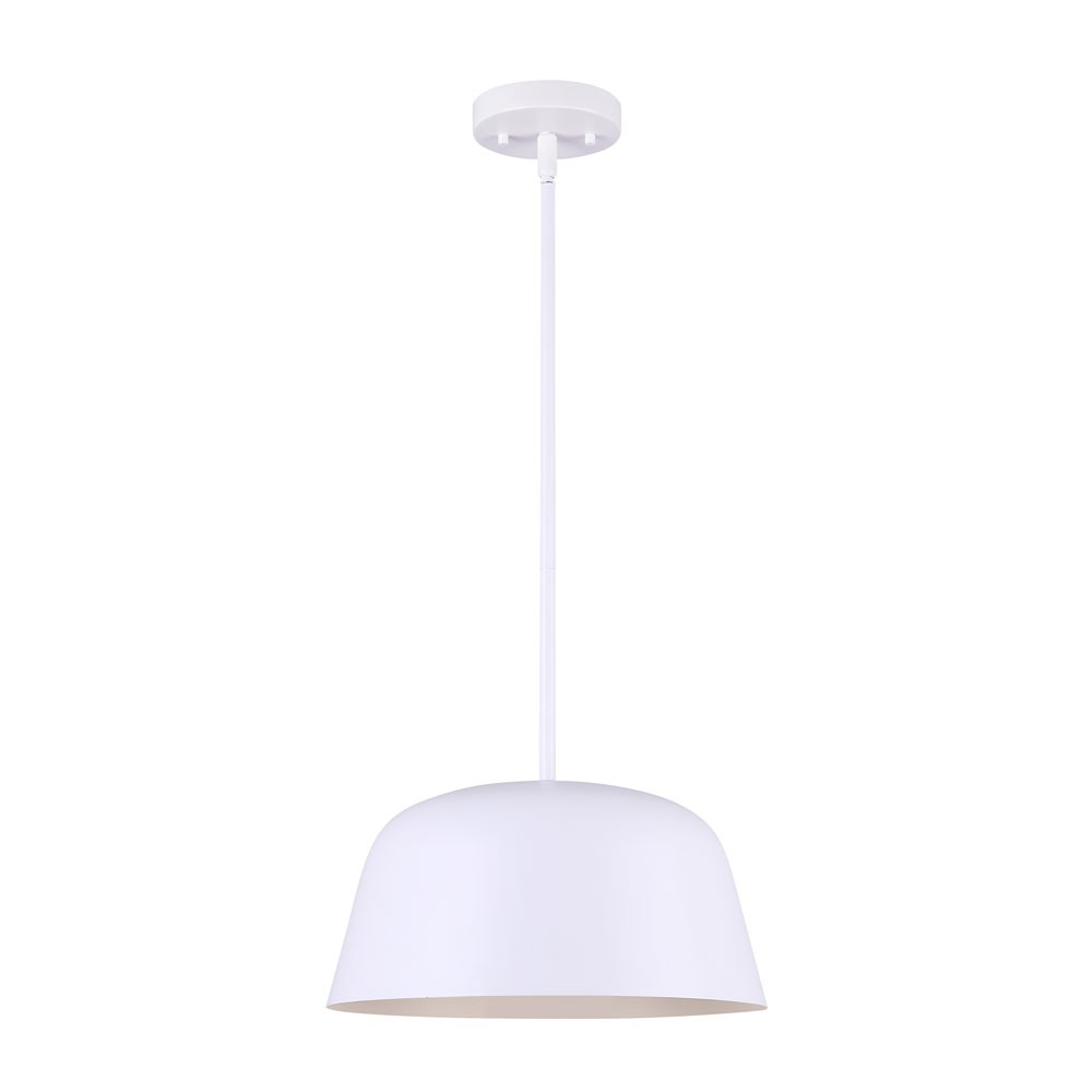 Canarm Kiliam IPL1098A01WH Pendant Light - Matte White