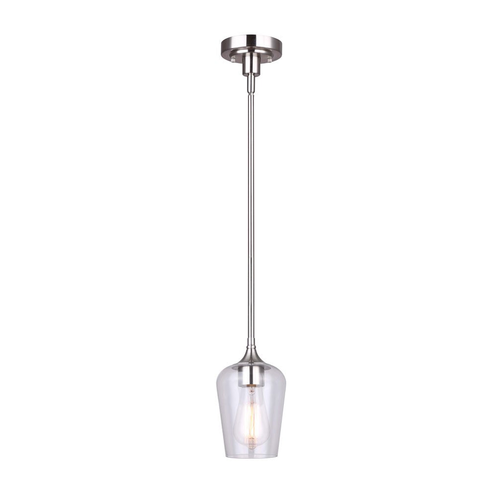 Canarm Conall IPL1102A01BN Pendant Light - Brushed Nickel