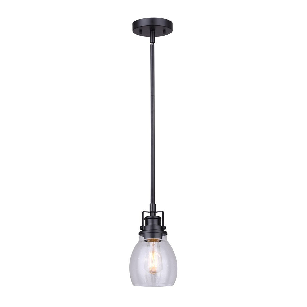 Canarm Carson IPL705A01BK Pendant Light - Matte Black