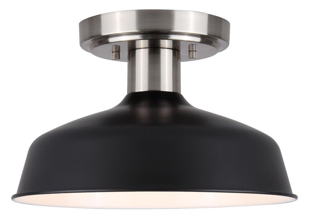 Canarm Bello ISF1055A01BKN Ceiling Light - Brushed Nickel/Matte Black