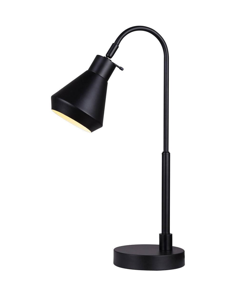 Canarm Lighting ITL1020A21BK Modern Byck Lamp Matte Black