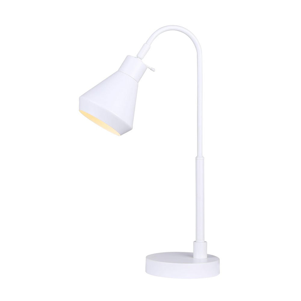 Canarm Lighting ITL1020A21WH Modern Byck Lamp Matte White