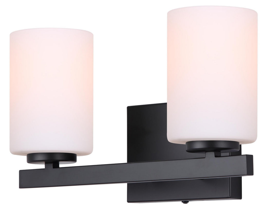 Canarm Jae IVL1093A02BK Bath Vanity Light 14 in. wide - Matte Black