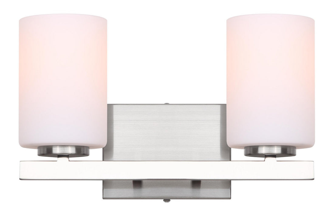 Canarm Jae IVL1093A02BN Bath Vanity Light 14 in. wide - Brushed Nickel
