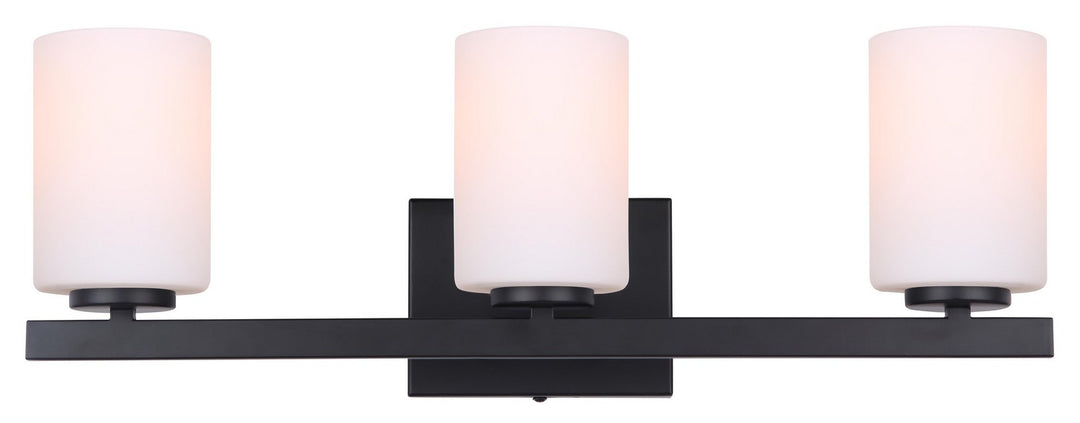 Canarm Jae IVL1093A03BK Bath Vanity Light 23 in. wide - Matte Black
