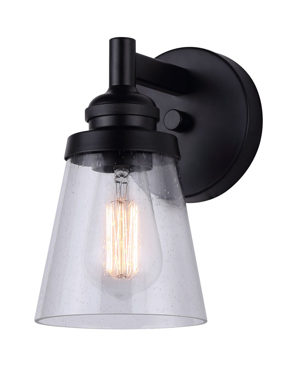 Canarm Declan IVL1097A01BK Wall Sconce Light - Matte Black