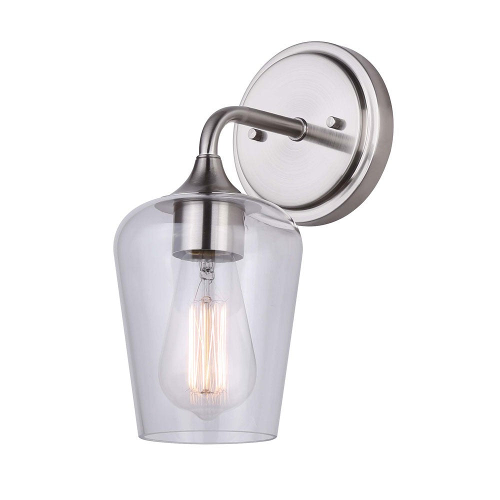 Canarm Conall IVL1102A01BN Wall Sconce Light - Brushed Nickel