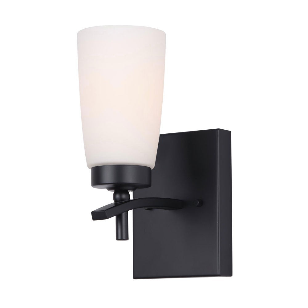 Canarm Portia IVL326A01BK Wall Sconce Light - Matte Black
