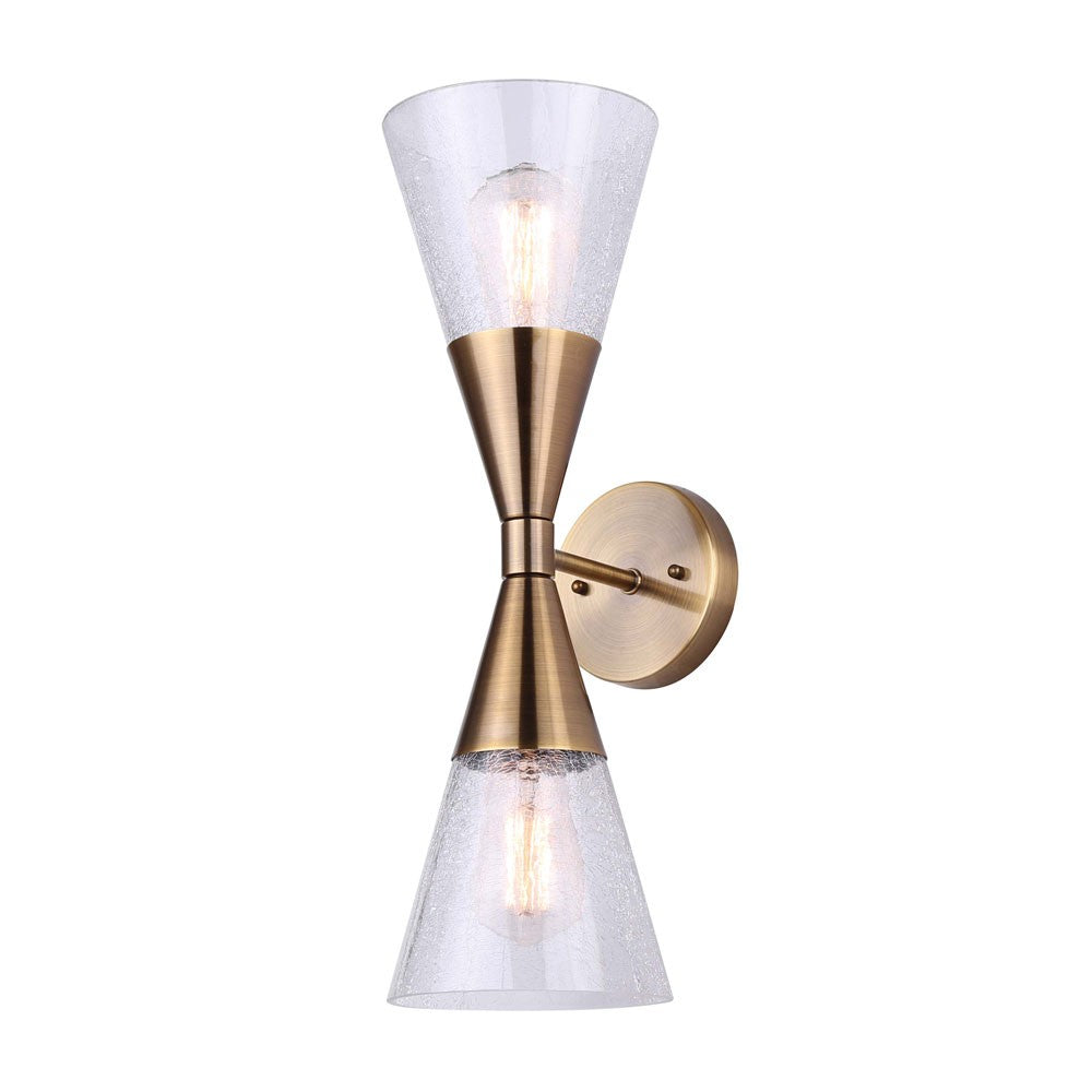 Canarm Lillian IWF1101A02GD Wall Sconce Light - Gold