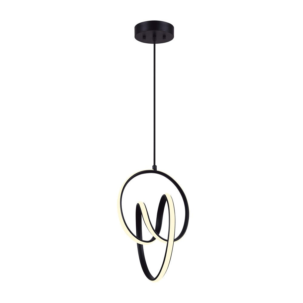 Canarm Jase LCH232A11BK Pendant Light - Matte Black