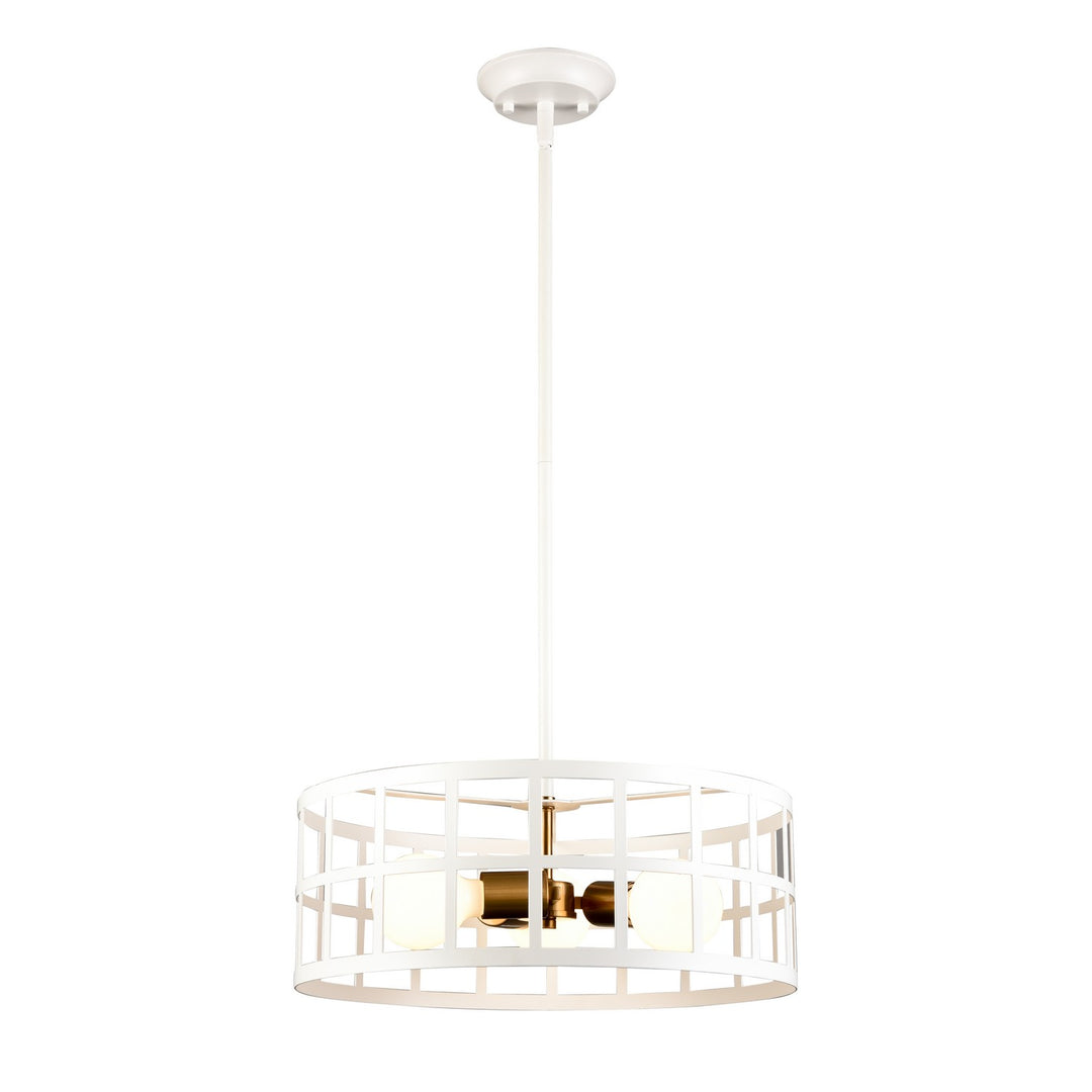 Elk Wescott 18397/3 Pendant Light - Matte White