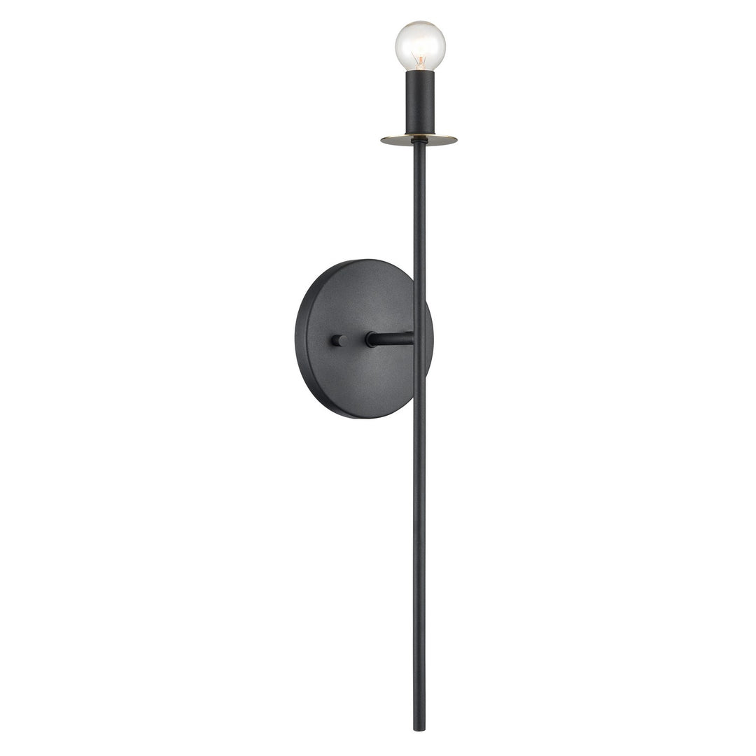 Elk Milla 52220/1 Wall Sconce Light - Charcoal Black