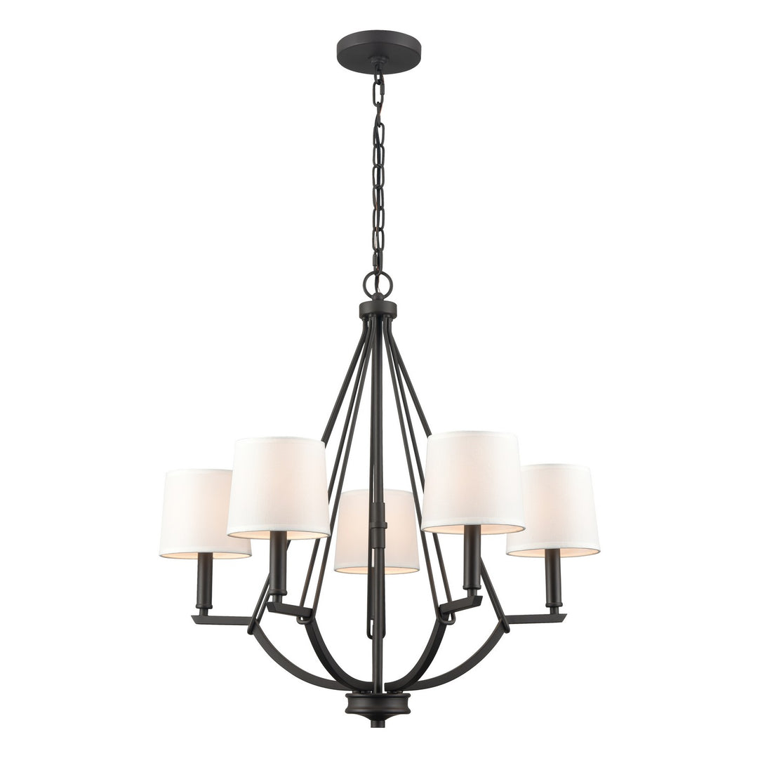 Elk Robinson 52247/5 Chandelier Light - Matte Black