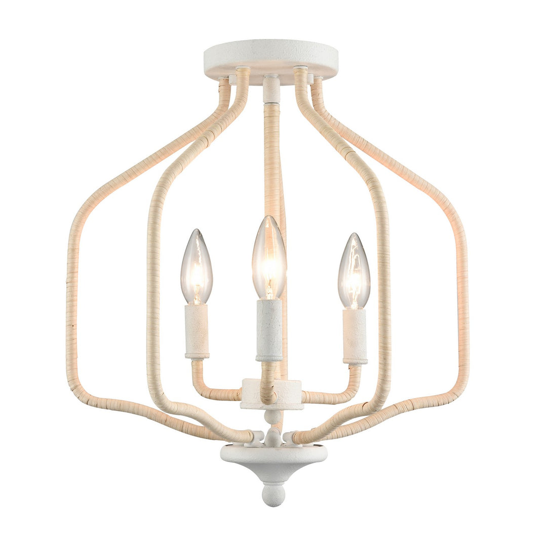 Elk Breezeway 52275/3 Ceiling Light - White Coral
