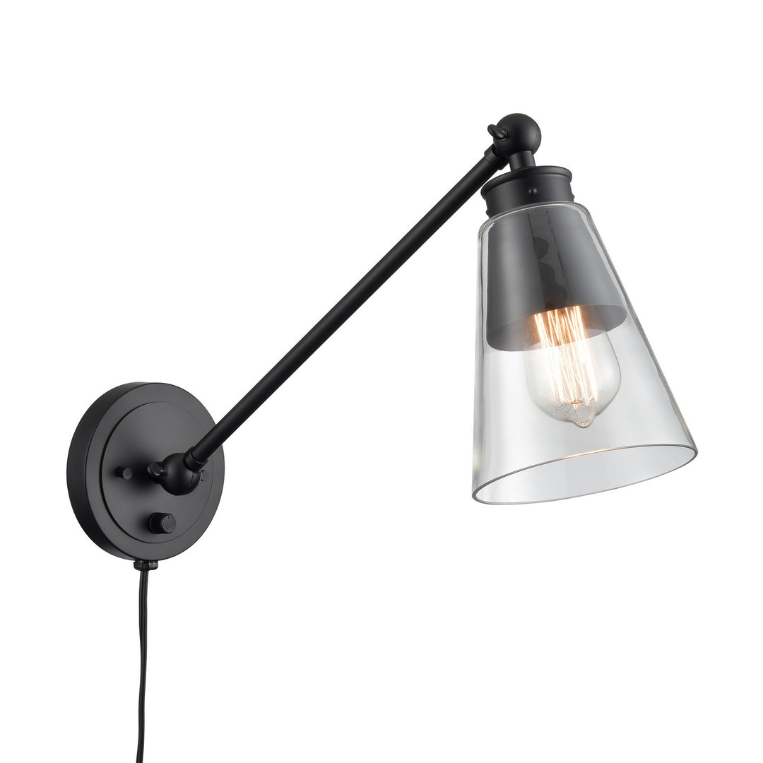 Elk Lighting 52343/1  Albany Lamp Matte Black