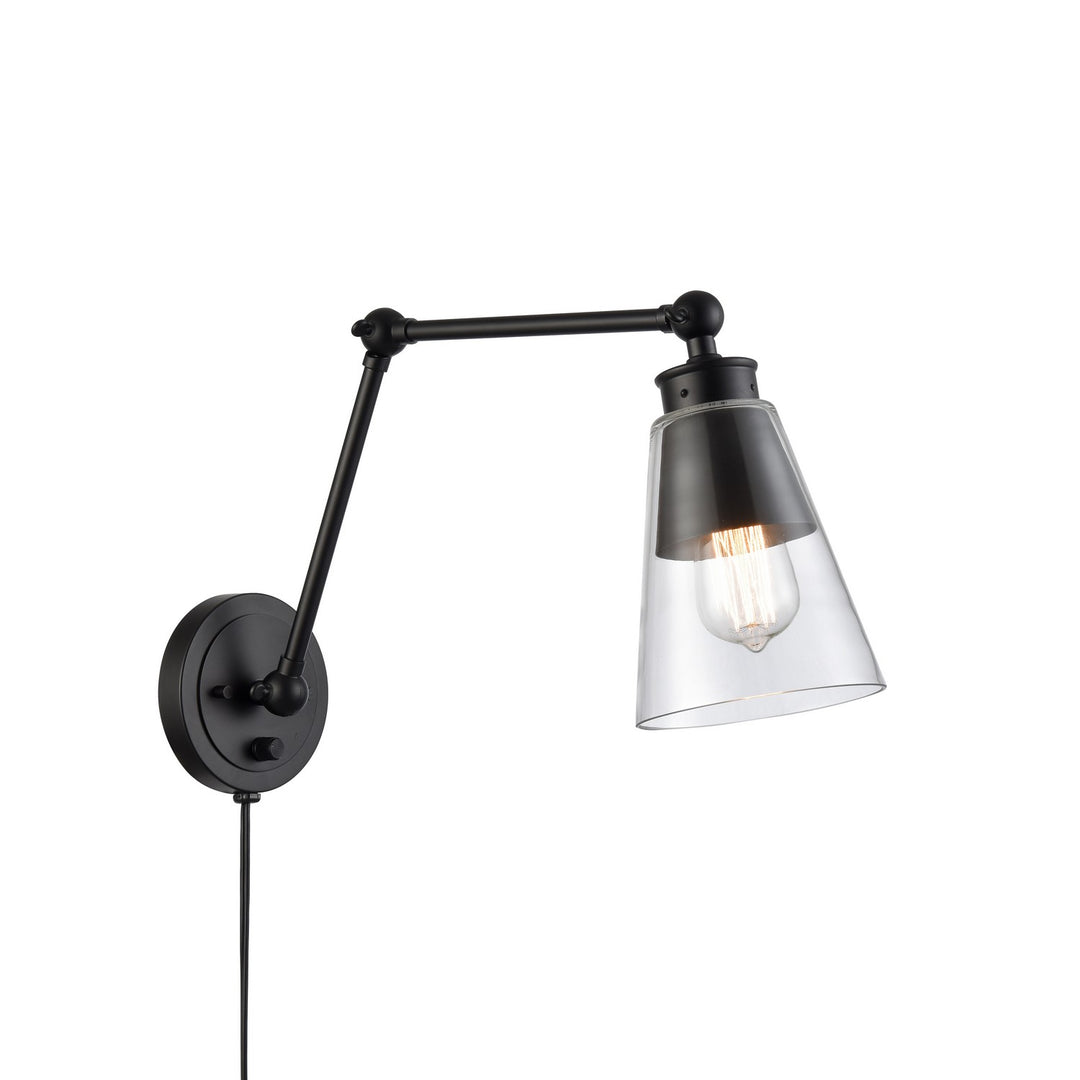 Elk Lighting 52344/1  Albany Lamp Matte Black