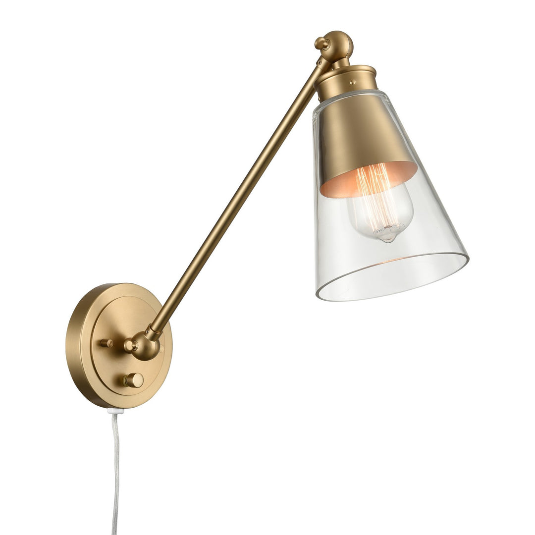 Elk Lighting 52353/1  Albany Lamp Brushed Gold