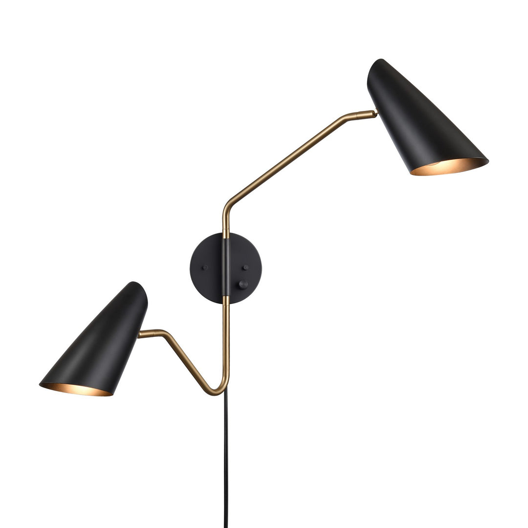 Elk Lighting 52361/2  Stanley Lamp Matte Black