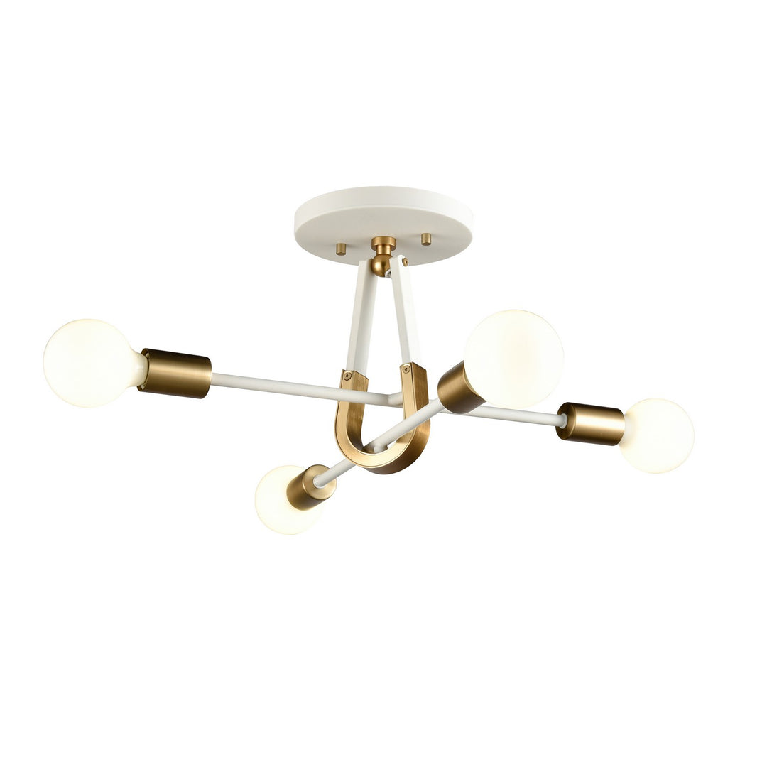 Elk Sabine 69314/4 Ceiling Light - Textured White