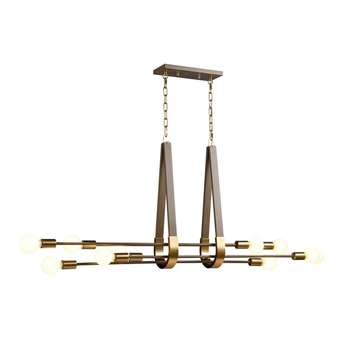 Elk Sabine 69326/10 Pendant Light - Pecan