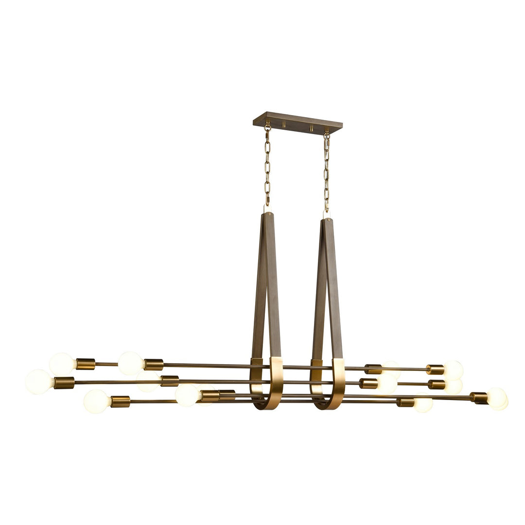 Elk Sabine 69327/14 Pendant Light - Pecan