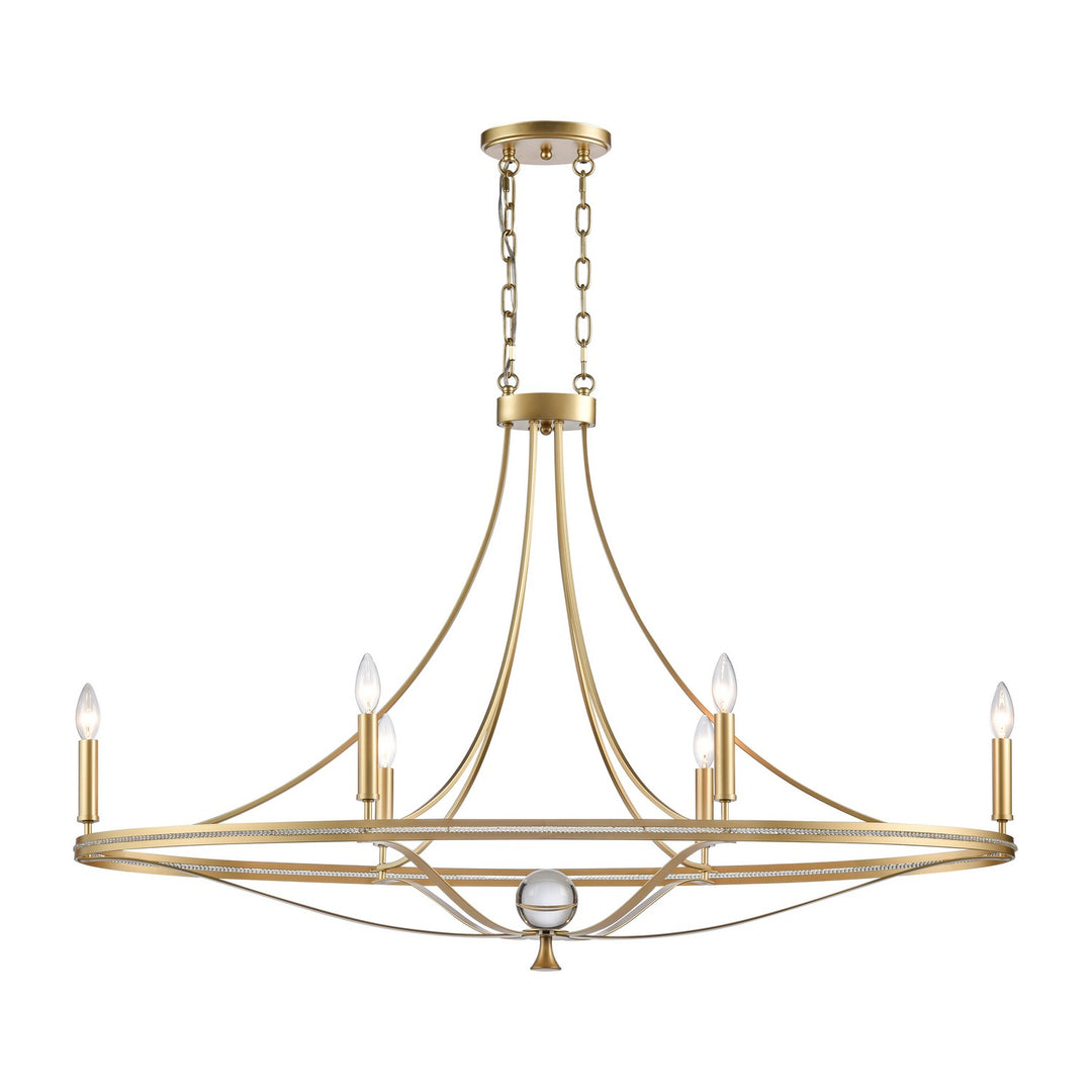 Elk Noura 69486/6 Chandelier Light - Champagne Gold