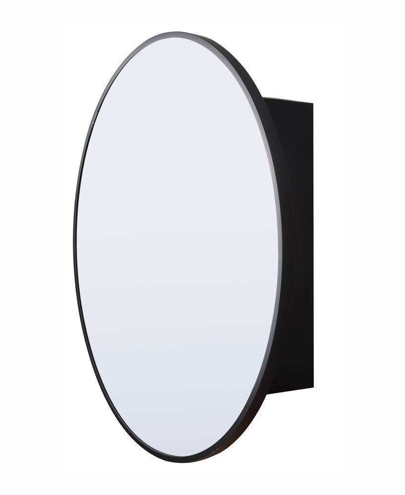 Canarm Lighting MCHDC1A2828MBK  Medicine Cablinet Matte Black Mirror Matte Black