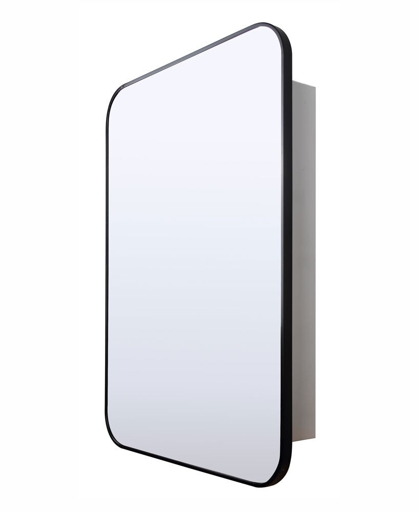 Canarm Lighting MCHDC2A2230MBK Medicine Cablinet Matte Black Mirror Matte Black