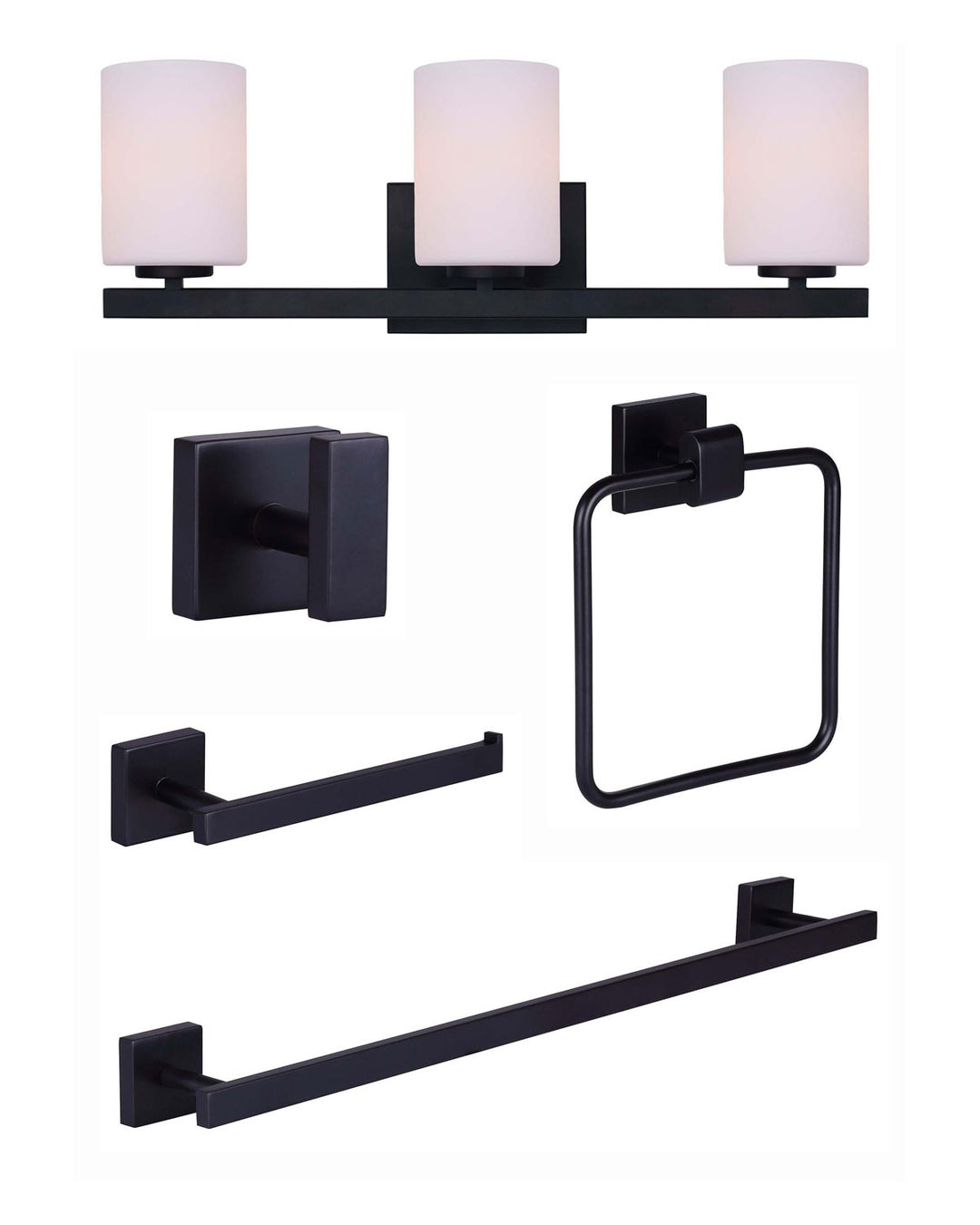 Canarm Lighting R5JAE-BK  Jae Plumbing Matte Black